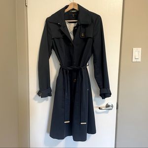 Hugo Boss Long length belted trench coat